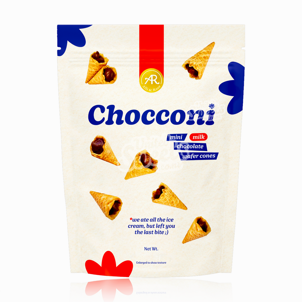 ALLI & ROSE Chocconi Milk Chocolate Wafer 397g