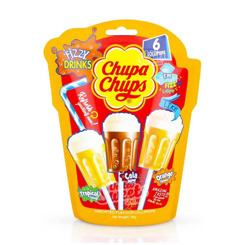Chupa Chups 3D Fizzy Drinks (6 Pack) 90g