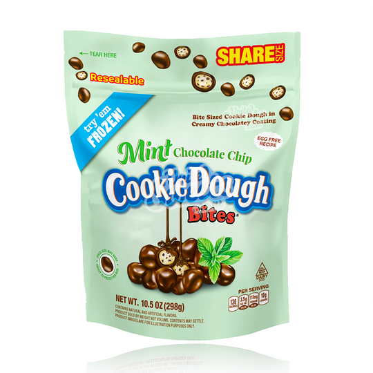 Cookie Dough Bites Mint Chocolate Chip XXL 298g Bag