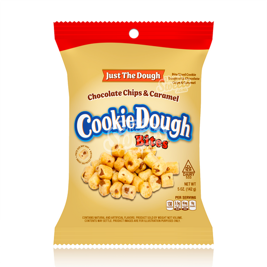 Cookie Dough Bites Chocolate Chip and Caramel 142g