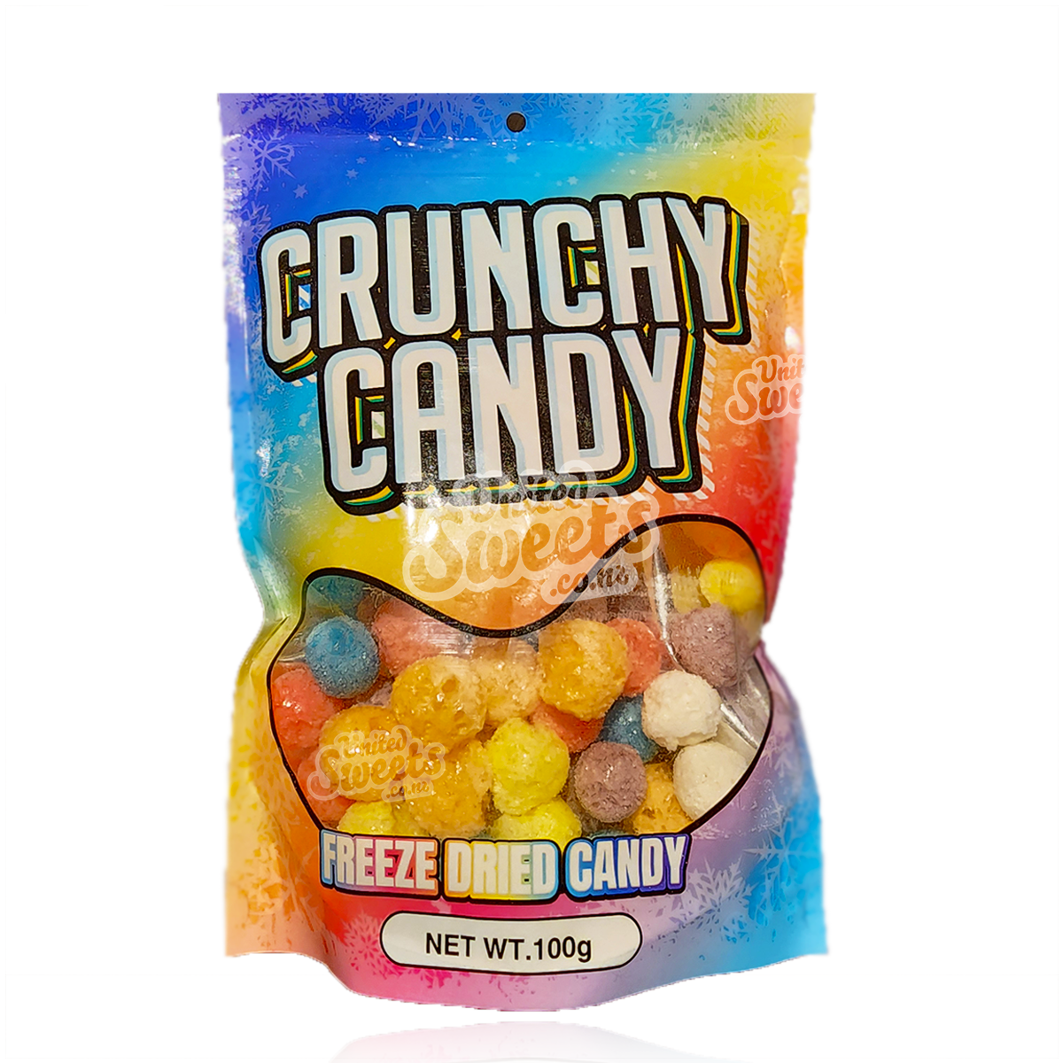 Crunchy Candy Freeze Dried Candy Balls 100g – United Sweets