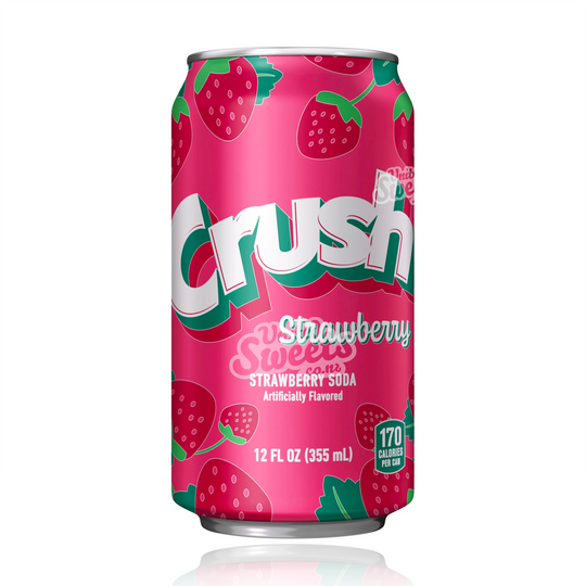 Crush Strawberry Soda 335ml