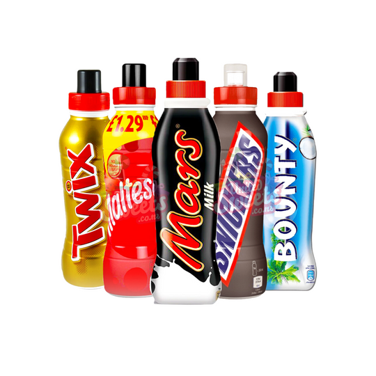 Confectionary Milk Drinks 350ml (Mars, Twix, Bounty, Snickers, Maltesers)