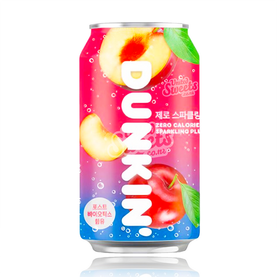DUNKIN Zero Sparkling Plum 350ml (Made in Korea)