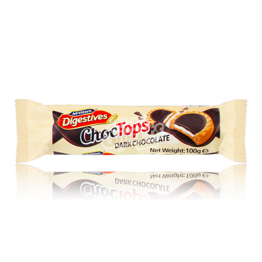 McVitie's Digestives DARK ChocTops 100g (BEST BEFORE: 03./2025)