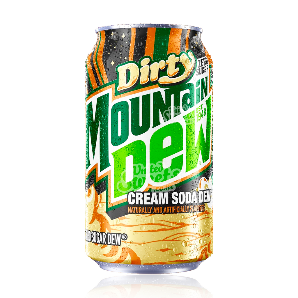 Mountain Dew Dirty Cream Soda Dew 355ml (USA Made)