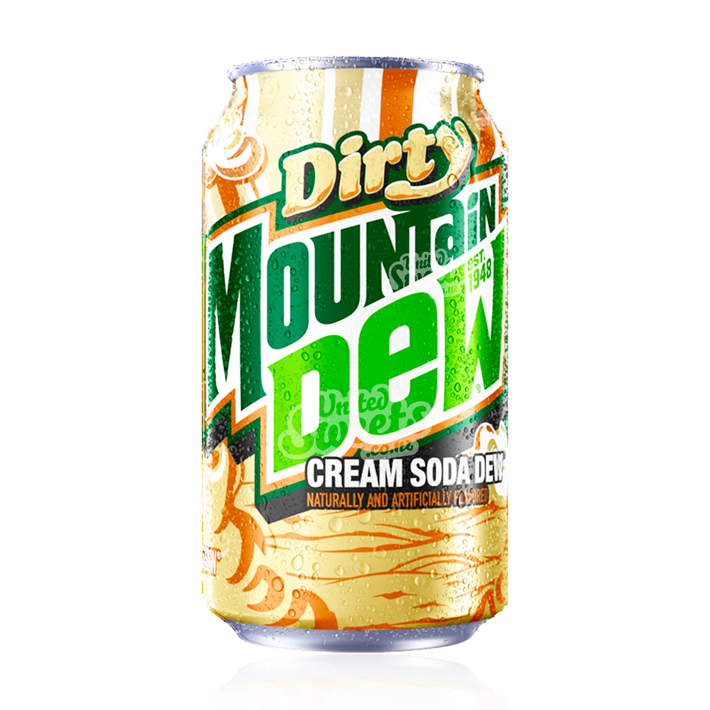 Mountain Dew Dirty Cream Soda Dew 355ml (USA Made)