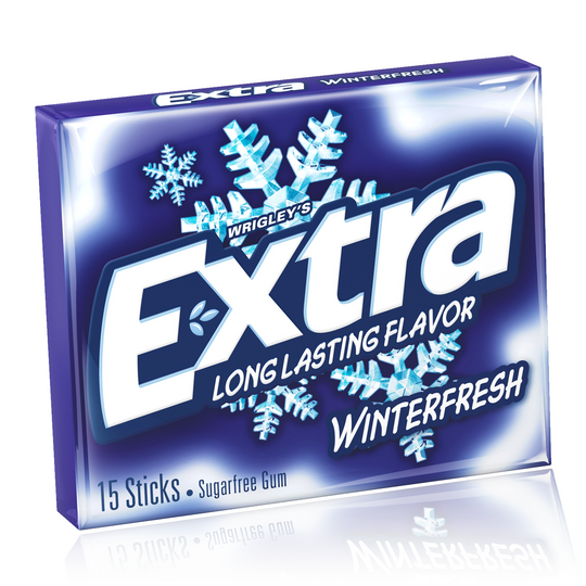 Wrigley's Extra Winterfresh Chewing Gum 15 Sticks
