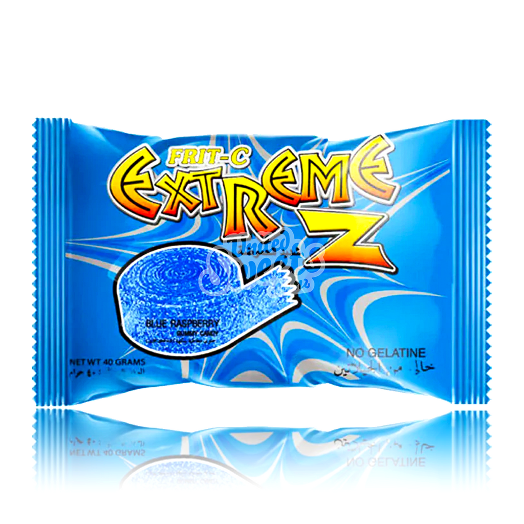 Extreme Z Gummy Candy Blue Raspberry