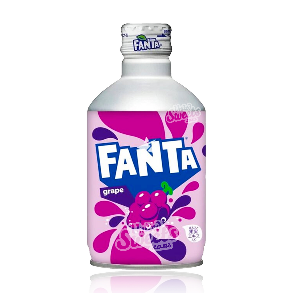 Fanta Grape Aluminium Bottle 300ml (MADE IN JAPAN)