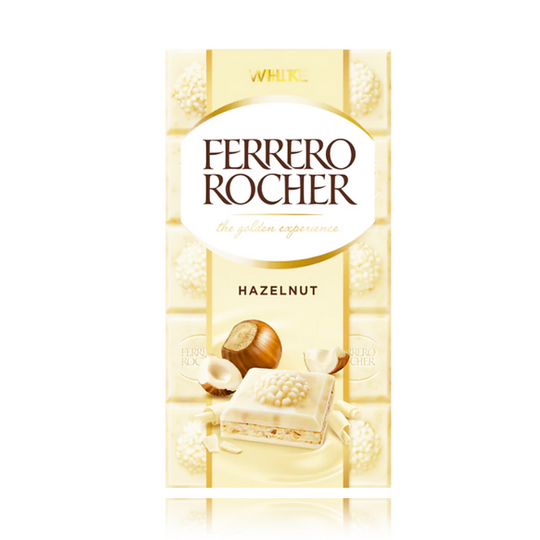 Ferrero Rocher Hazelnut White Chocolate 90g