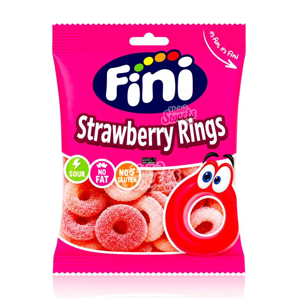 Fini Strawberry Rings 75g (Spain MADE)