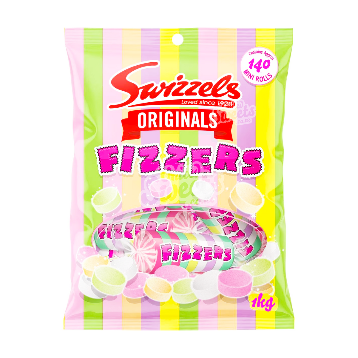 Swizzels Fizzers Original JUMBO PACK 1kg (UK Made) United Sweets
