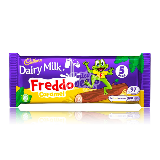 Cadbury Freddo Caramel 5 Pack 97.5g (UK Made) BEST BEFORE: 08/2025