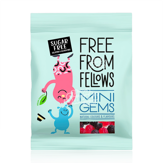 Free From Fellows Sugar free MINI GEMS 100g (UK MADE)