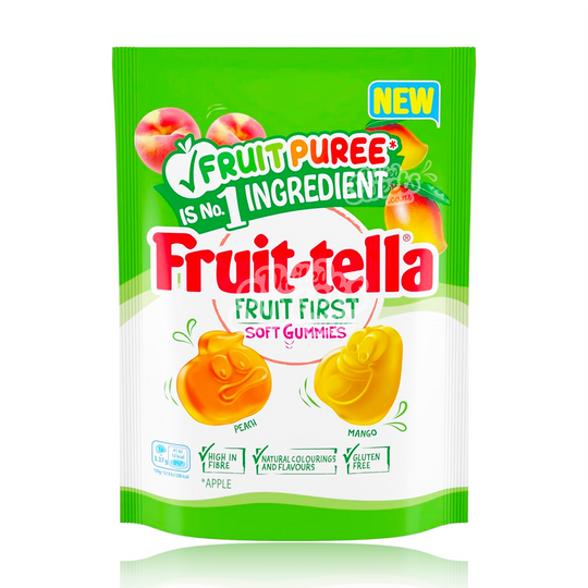 Fruit-Tella Fruit First Soft Gummies (Peach/Mango) 140G (UK) BEST BEFORE: 12/2024