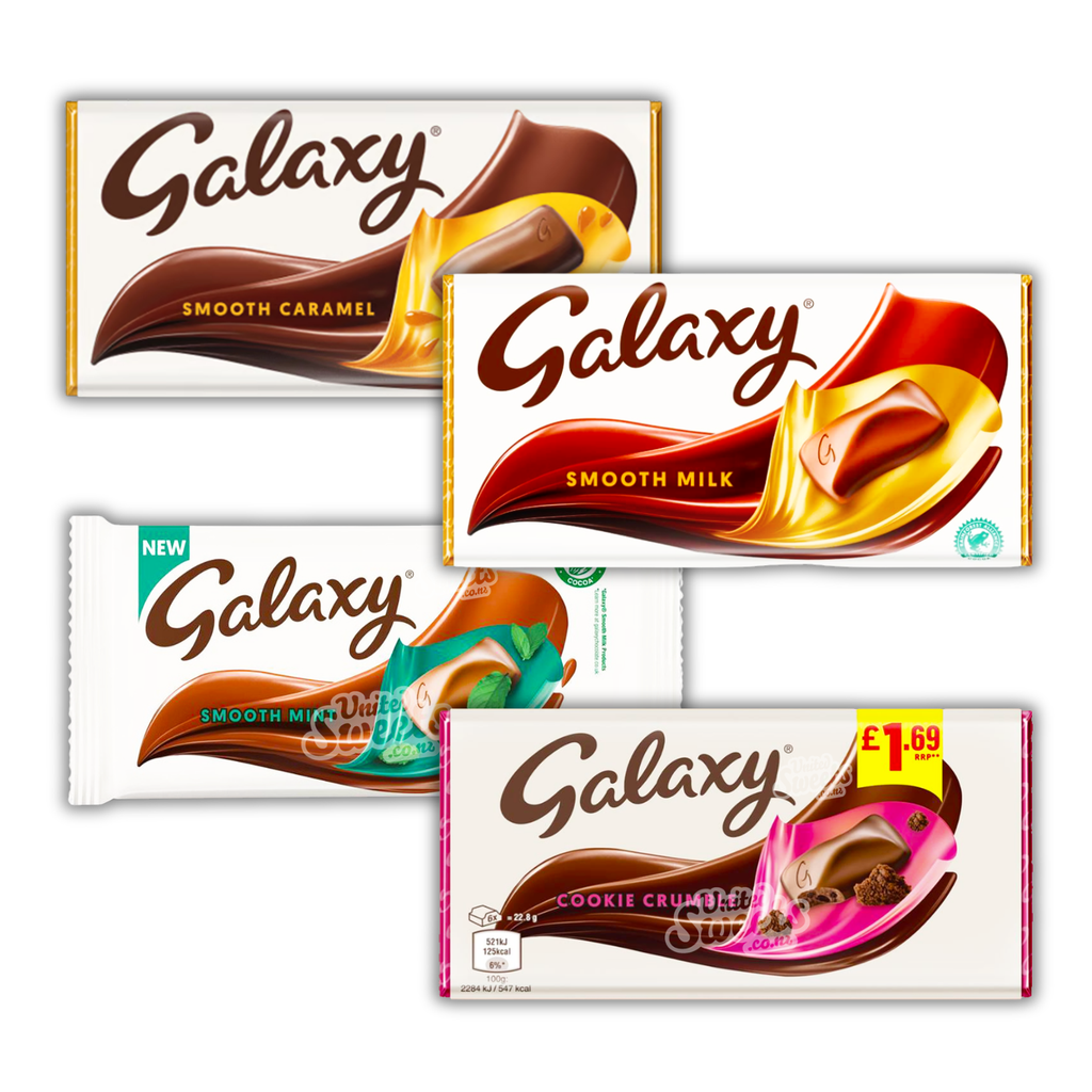 Galaxy Chocolate Bar 100g/135g - UK