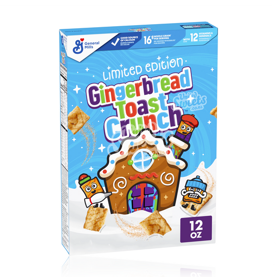 Gingerbread Toast Crunch Cereal 340g (BB:08/08/24)