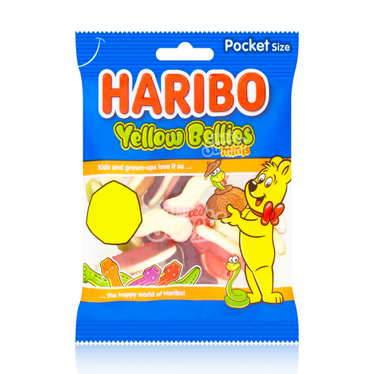 Haribo Yellow Bellies 60g (Germany MADE)