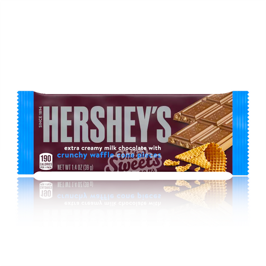 HERSHEY'S Milk Chocolate with Crunchy Waffle Cone 39g