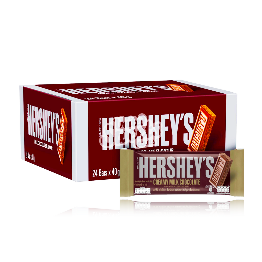 Hershey's Plain Milk Chocolate 40g 24 Pack