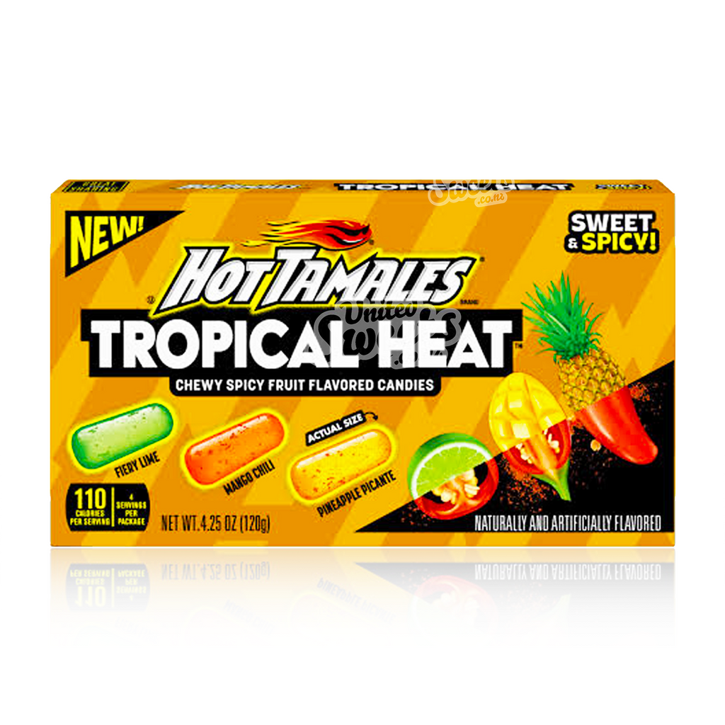 Hot Tamales TROPICAL HEAT Theatre Box 120g