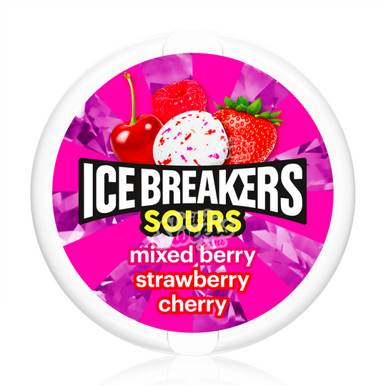 Ice Breakers SOUR Mixed Berry 36g