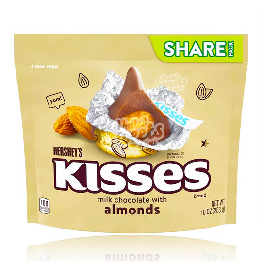 Hershey's Kisses Milk Chocolate With Almonds 283g