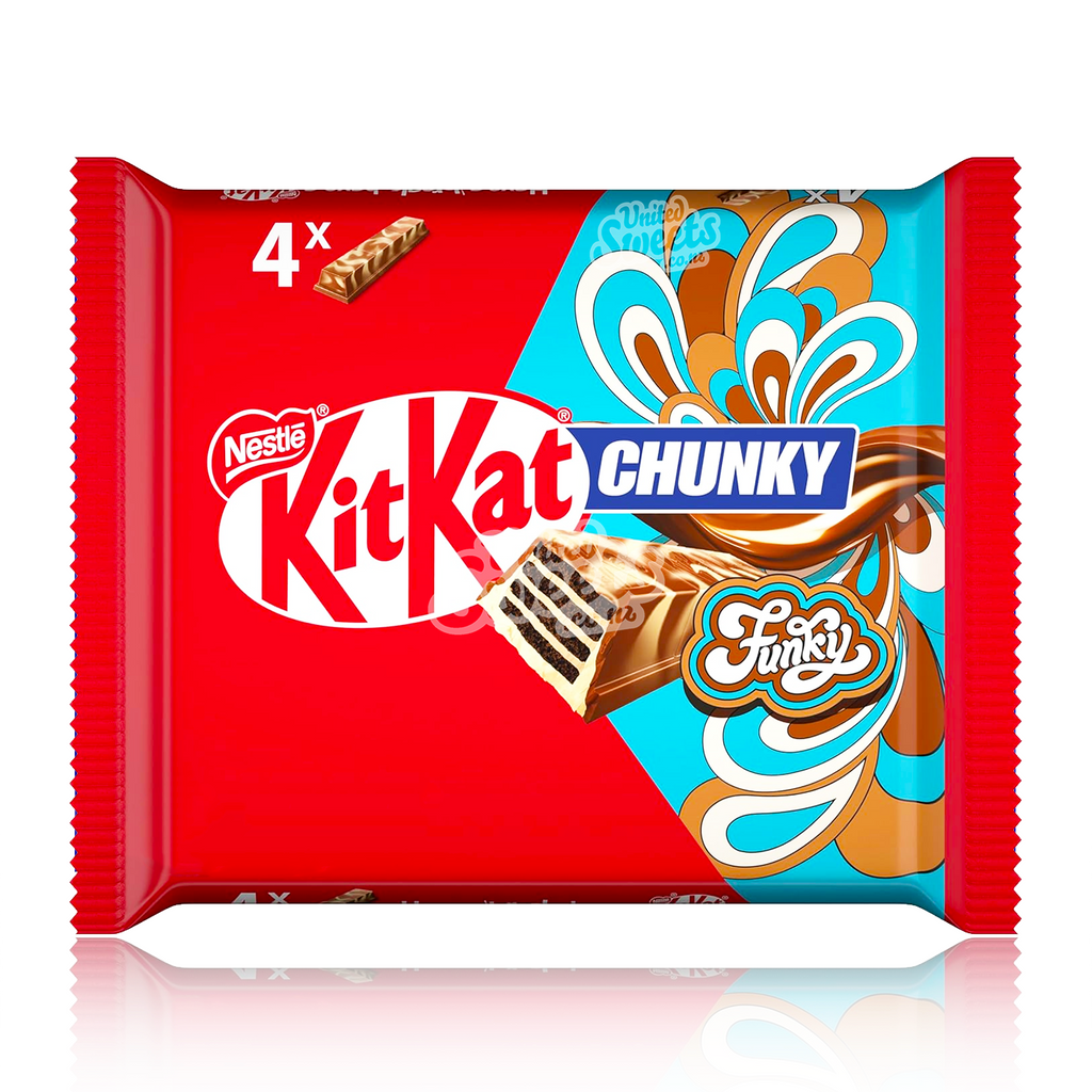 Kitkat Chunky Funky 128g (4 Pack) (UK MADE)