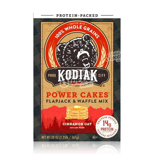 Kodiak Cakes Power Cakes Flapjack Waffle Mix Cinnamon Oat 567g (Best Before: 07/2024)