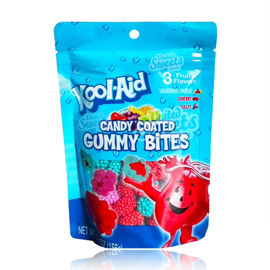 Kool-Aid CANDY COATED Gummy Bites 156g (BEST BEFORE: 19/04/2025)