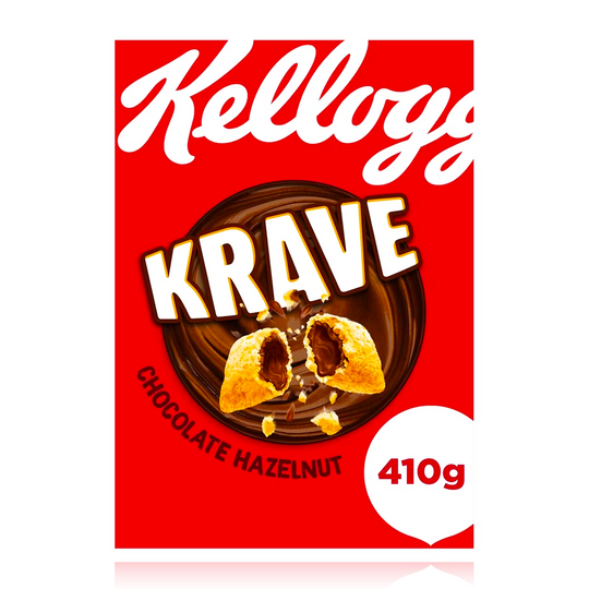 Kellogg Krave Chocolate Hazelnut 410g (UK MADE)