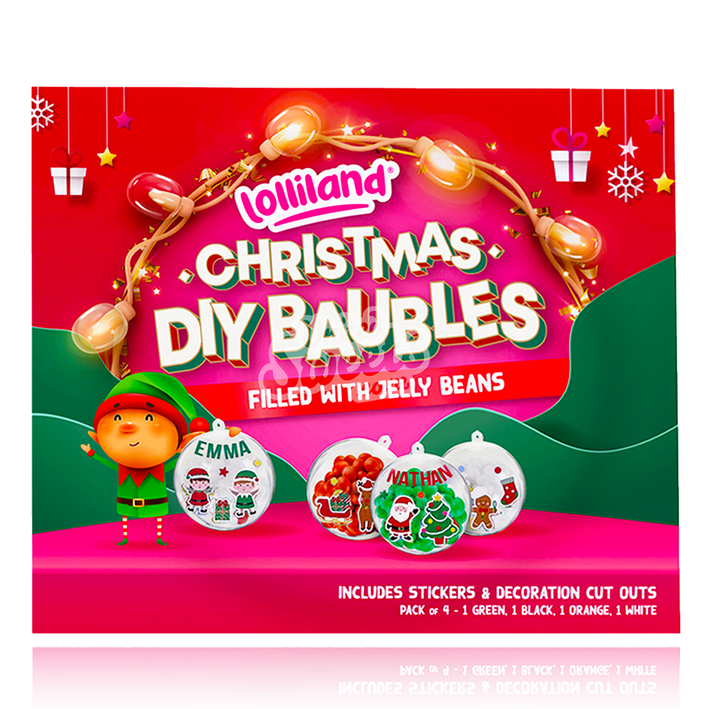Christmas DIY Baubles 4PK