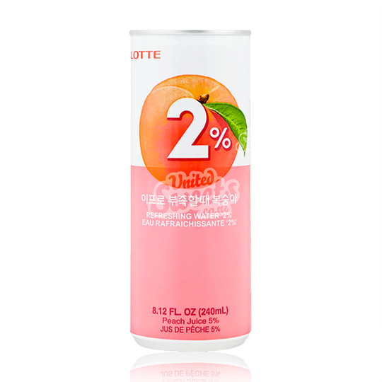Lotte 2% Peach Can 240ml