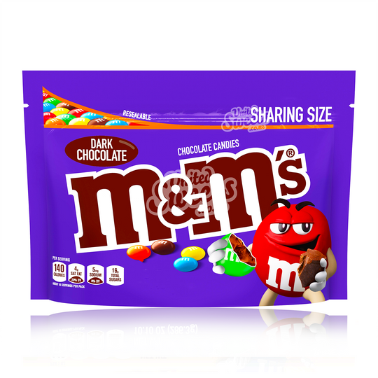 M&M's Dark Chocolate Peanut Resealable Share 266.5g (BB:02/2025)