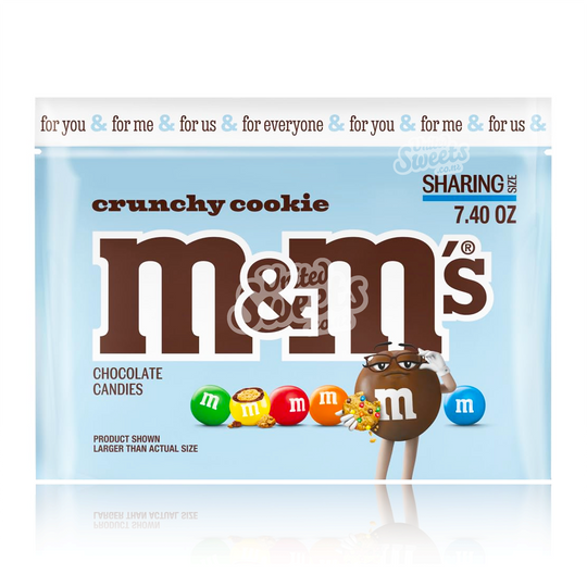 M&M Crunchy Cookie Resealable Share Bag 209.8g