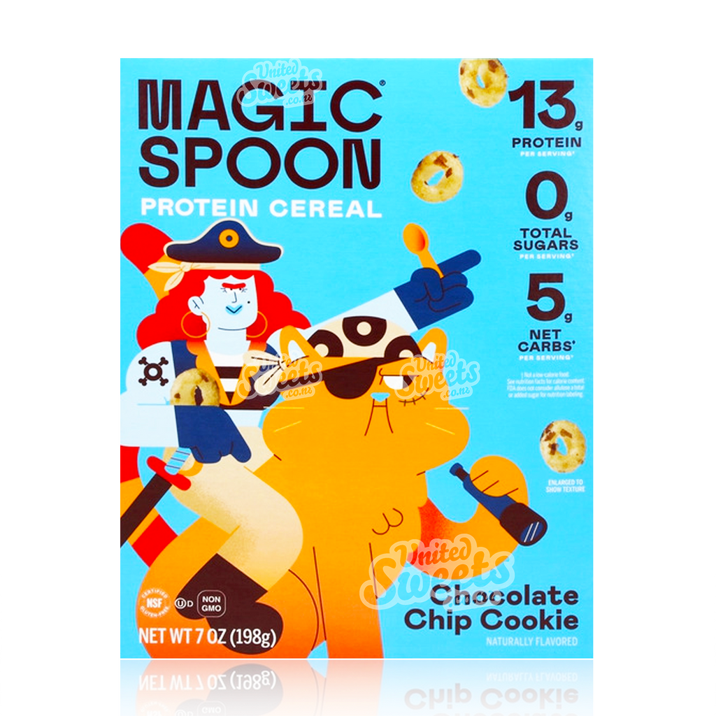 Magic Spoon Chocolate Chip Cookie (High Protein/Keto-Friendly/Grain Free/0g Sugar) 198g