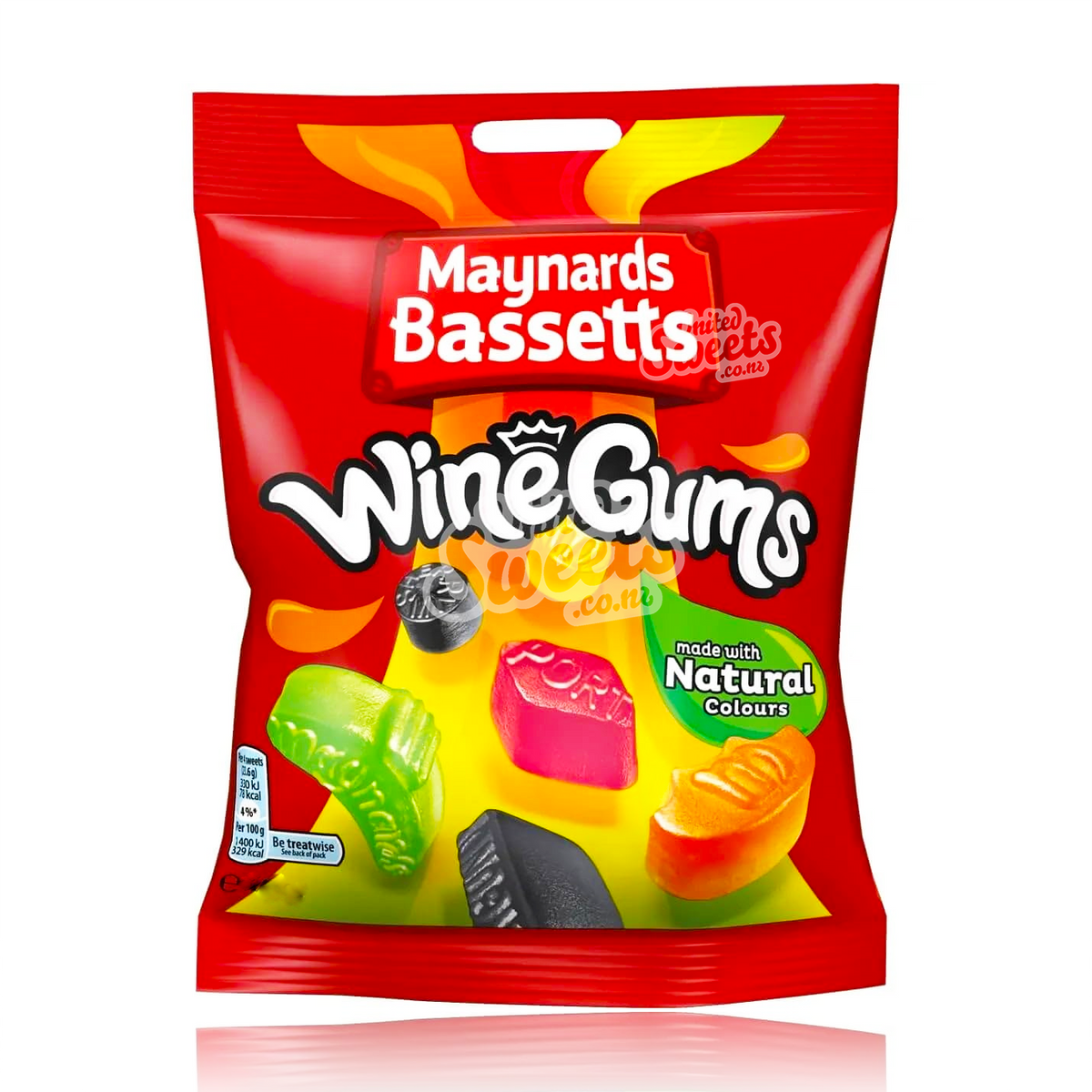 Maynards Bassetts WINE GUMS 130g UK Made United Sweets maynards-bassetts-wine-gums-130g-uk-made-united-sweets