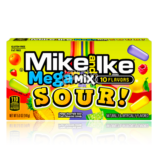 Mike & Ike Mega Mix Sour Theatre Box 120g