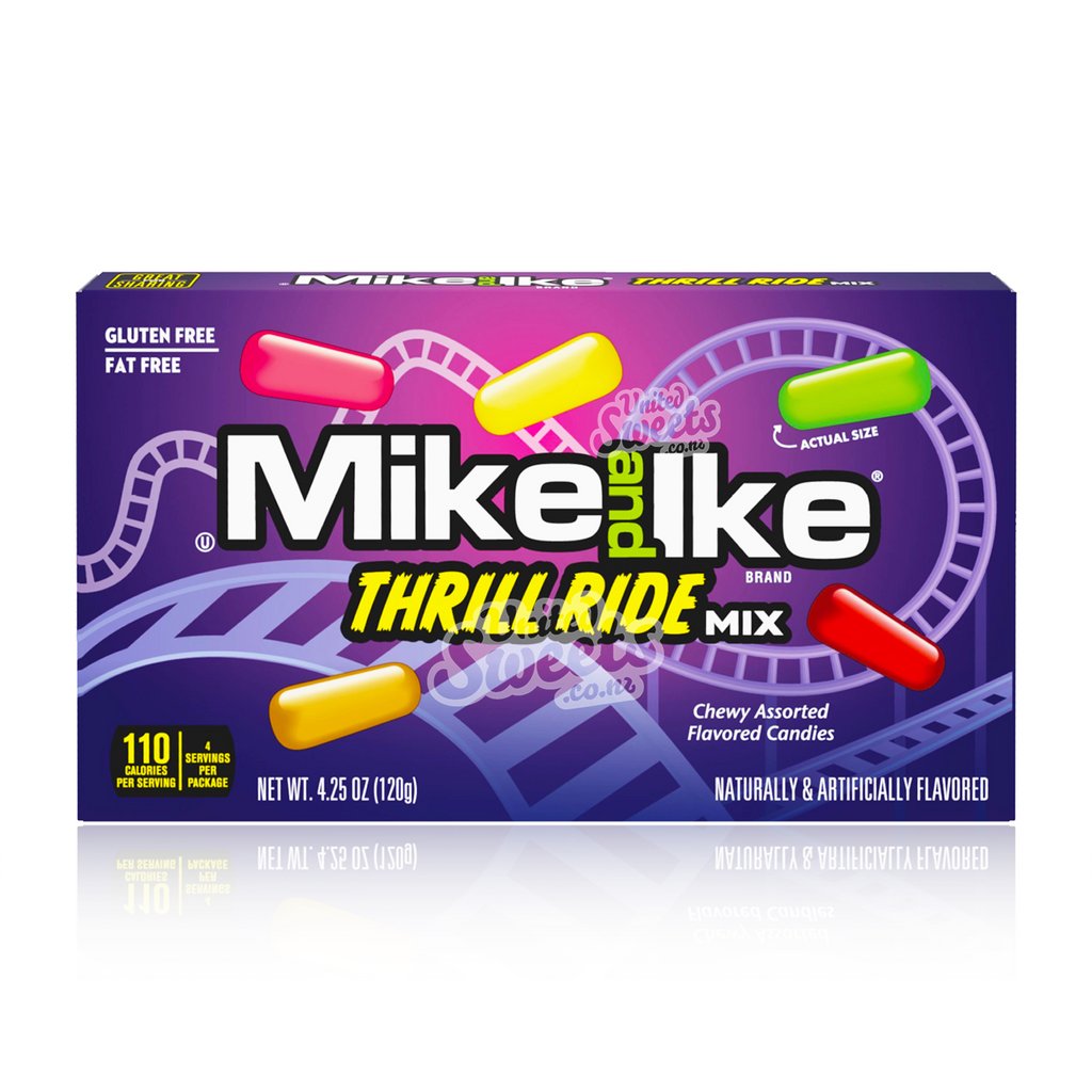 Mike & Ike THRILL RIDE Mix Theatre Box 120g