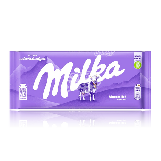 Milka Alpine Milk Chocolate Bar 100g (Best Before: 19/07/2025)