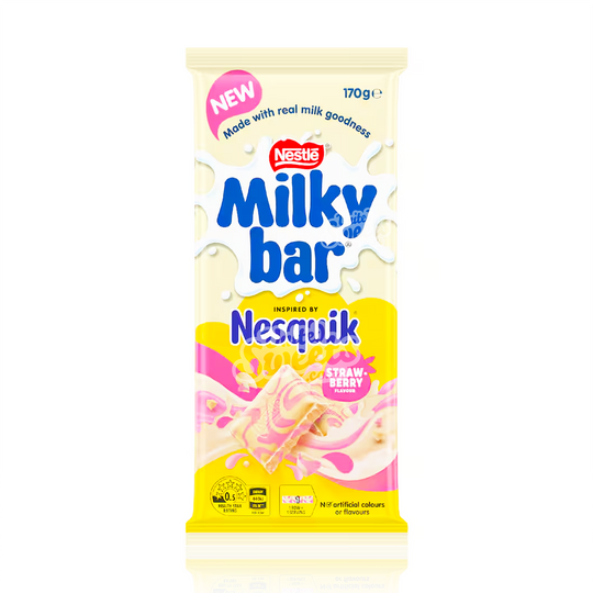 Milkybar Nesquik STRAWBERRY 170g (AU MADE)
