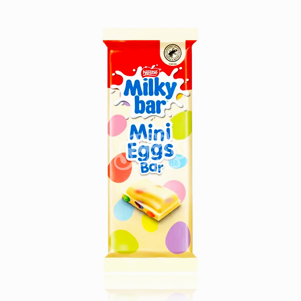 Milkybar Mini Eggs White Chocolate Bar 100g (UK MADE)