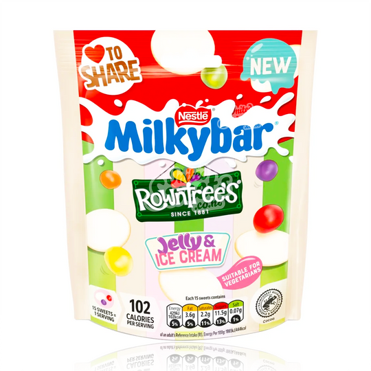 Milkybar Buttons Rowntrees (Jelly & Ice Cream) 95g