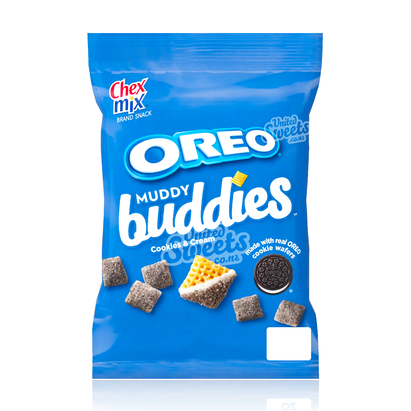 Chex Mix OREO Cookies and Cream Muddy Buddies 49g – United Sweets