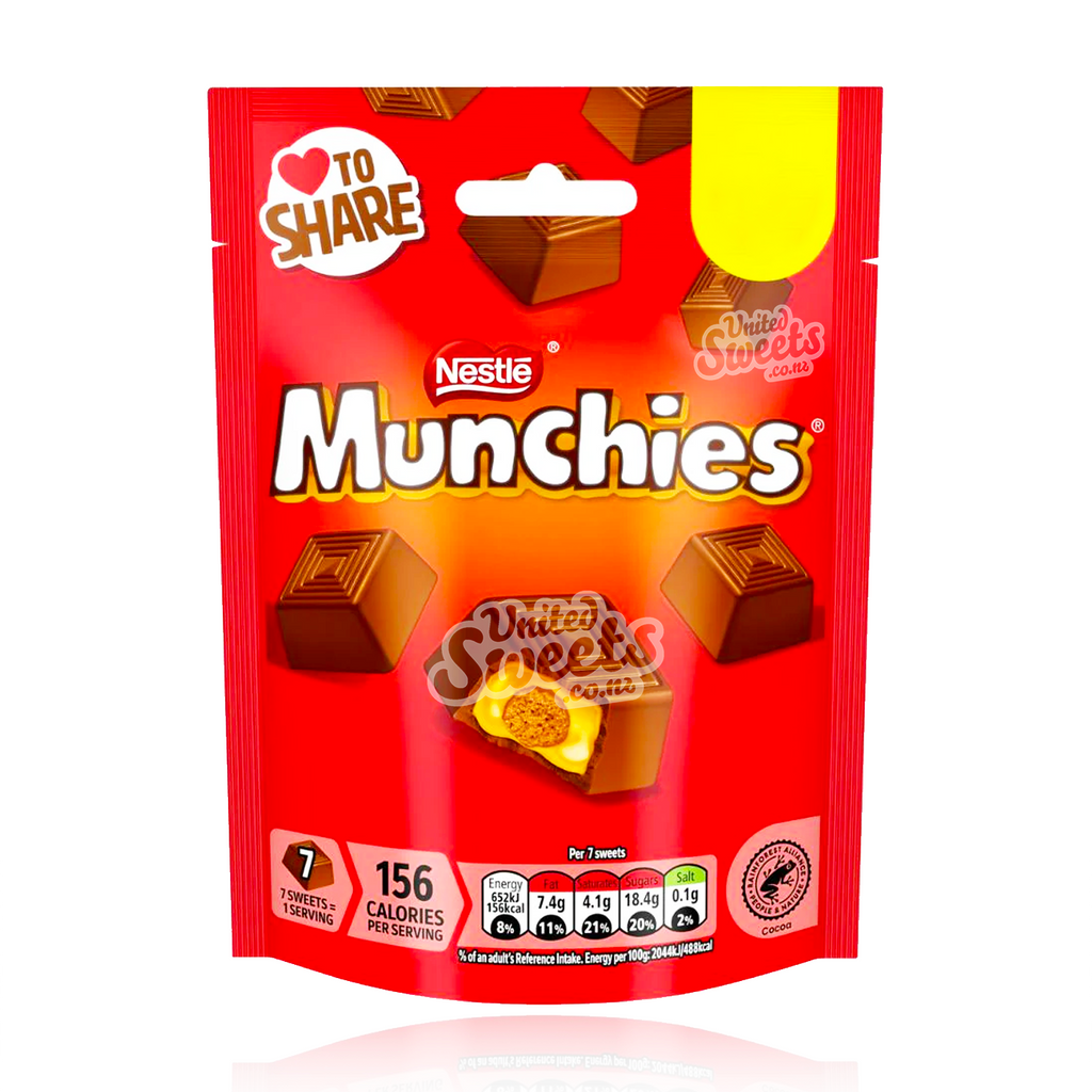 Munchies Chocolate & Caramel Bag 81g