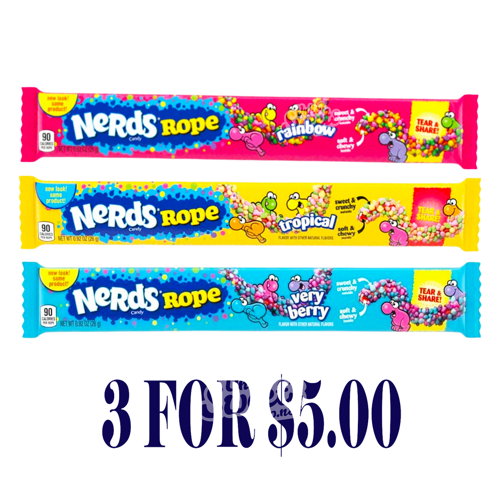 Nerds Ropes Assorted Flavours (Dated)