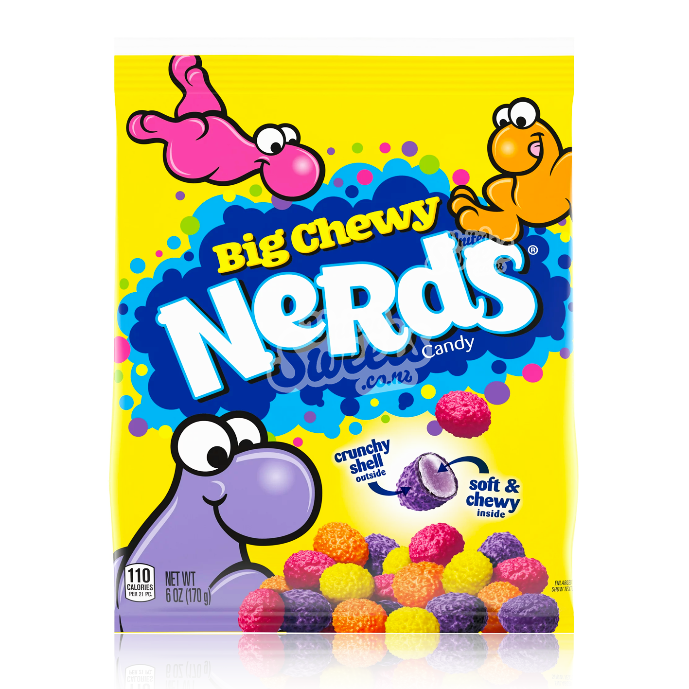 Nerds Big Chewy Peg Bag 170g - United Sweets