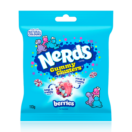 Nerds Clusters Berries 113g (UK)