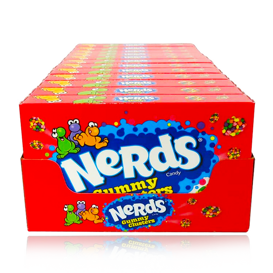 Nerds Gummy Clusters 12 Pack Theatre Boxes (BB-16/08/23)